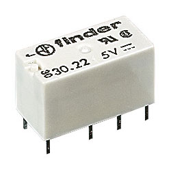 Finder Subminiature Relay DPCO 1.25A