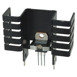 TruSemi TO220 Heat Sink - Clip or Screw Mounting