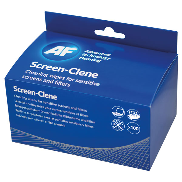  SCS100 Screen-Clene Anti-Static Screen & Filter Cleaning Wipe - Box of 100