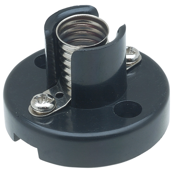 KL 10mm MES (E10) Black Bulb Holder Batten