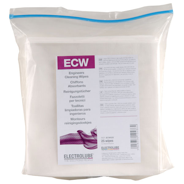  ECW025 Engineers Cleaning Wipes Pack Of 25