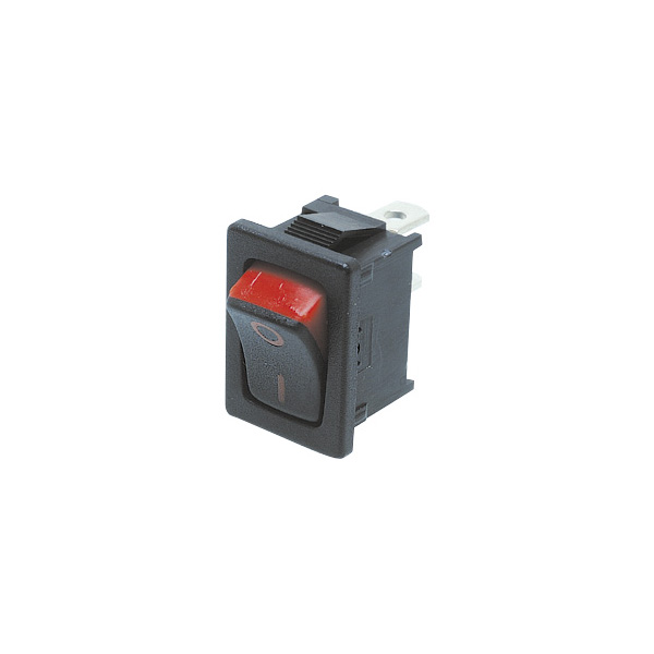  R13-66A3 BLUE SPST Blue 'visible On' Rocker Switch