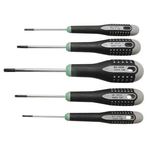 Bahco Ergo BE-9885 5 Piece Torx® Screwdriver Set