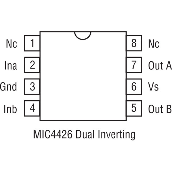  MIC4426YN Dual 1.5A Peak MOSFET Drive