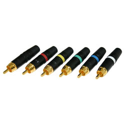 Neutrik Gold Plated Phono Plugs