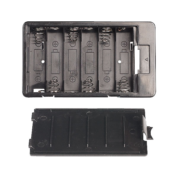  SBH361A Panel Mount Battery Box 6 x AA