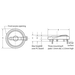 Comfortable Coin Cell Battery Holders