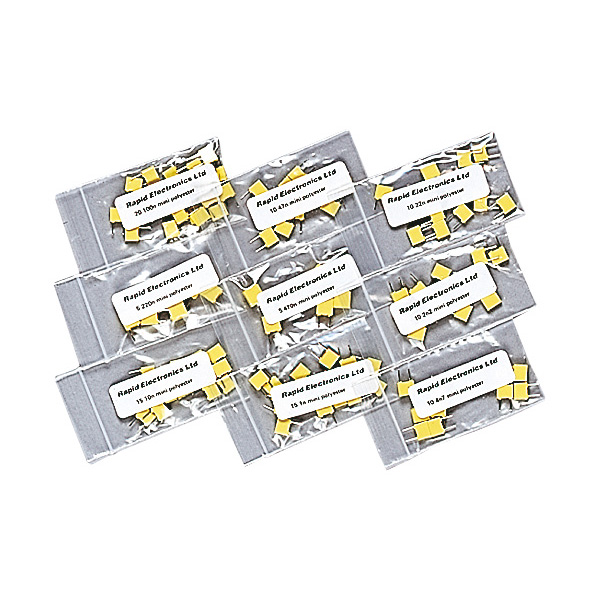 Miniature Polyester Capacitor Kit 100pcs