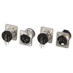 Neutrik Diecast PCB Mounting XLR Connectors