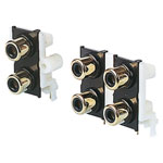 RVFM PCB Phono Sockets Twin and Quad