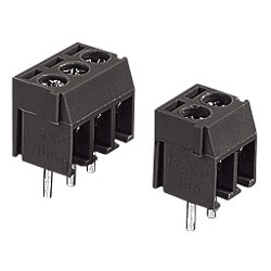 CamdenBoss CTB3051/2BK 2 Way 6A Low Profile Terminal Block 3.5mm Pitch