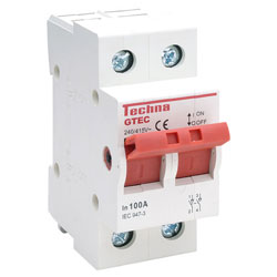 Techna GTECISO Series 100A Mains Isolators