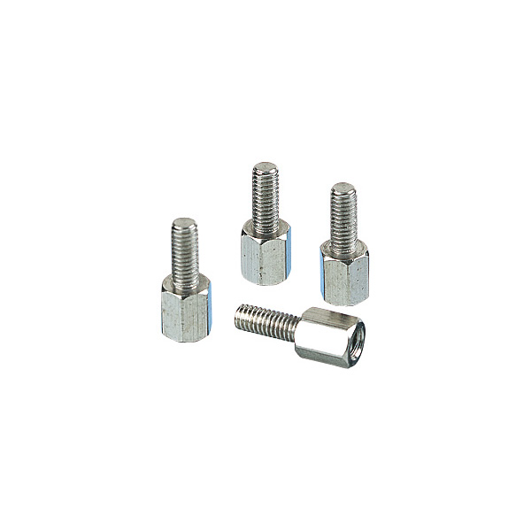 Affix Hex Threaded MF Spacers 5mm A/F M3 30mm Pack Of 25 Rapid Online