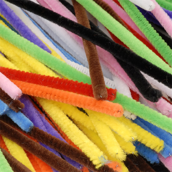  Bright Pipe Cleaners Pack 100