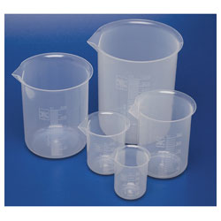 Rapid Plastic Laboratory Measuring Beakers