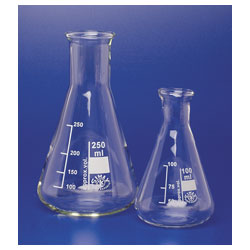 Simax Narrow Neck Conical Flasks