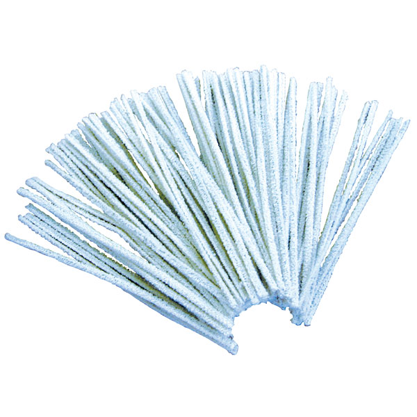  Pipe Cleaners White 15cm - Pack of 100