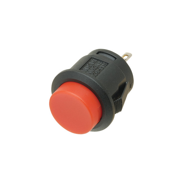 Red Off- On 15mm Push Button Momentary Switch SPST R13-523A 