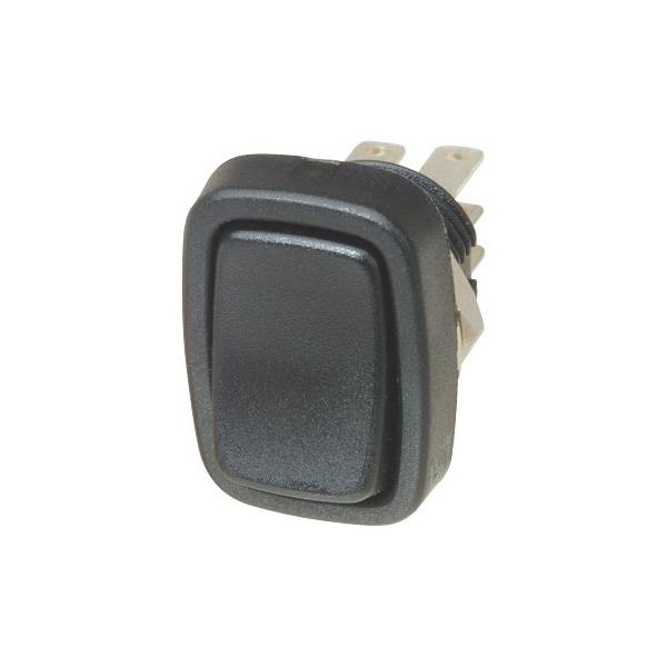  R13-213B BLACK 6P DPDT Rocker Switch On-On Panel Mount