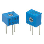 Suntan &frac14;in Single Turn Cermet Potentiometers