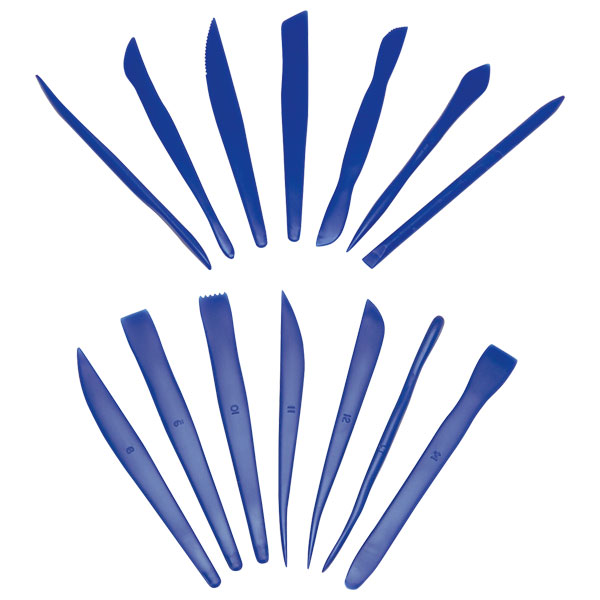 Major Brushes Plastic Modelling Tools Set of 14