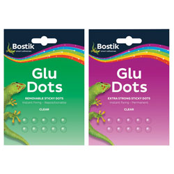 Bostik Glue Dots Removable 64 Dots