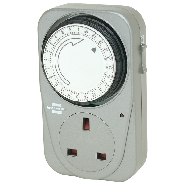  MZ20 24 Hour Plug In Timer Grey