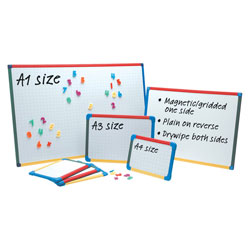 Show-me Magnetic Framed Dry Wipe Boards A3 (Pack of 5)