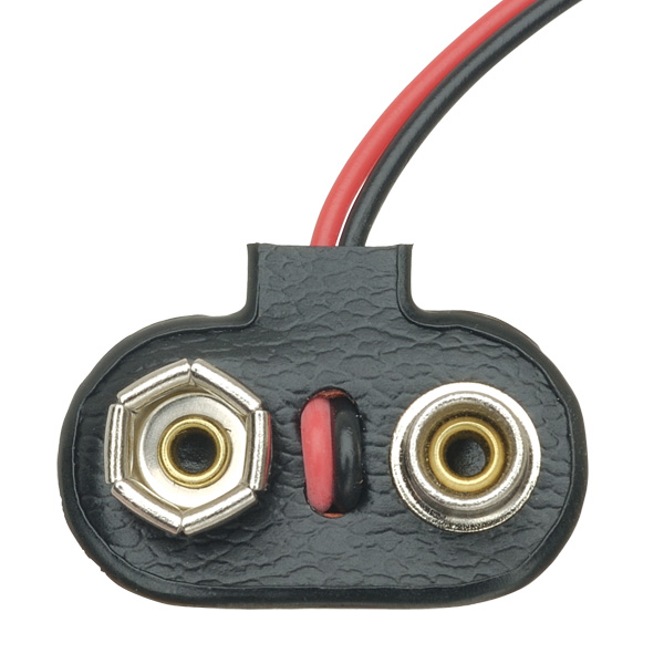 Keystone 237 Battery Clip PP3 9V 200mm "T" Style Lead Side Entry