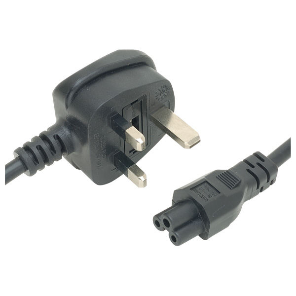  2m C5 Socket to 13A Plug Cordset