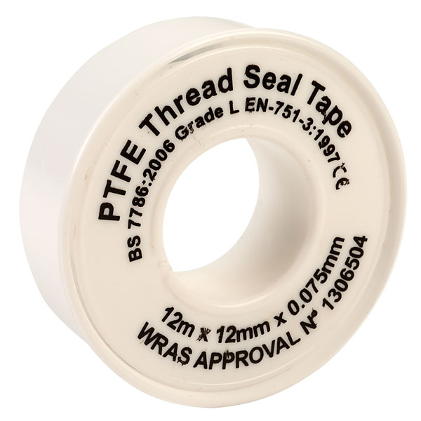 Water PTFE Thread Seal Tape 12mm x 12m