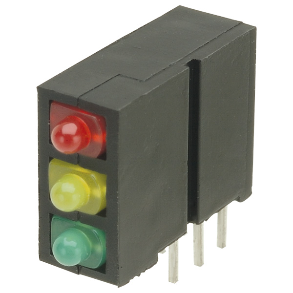  L-4060XHA/1I1Y1GD 1.8mm Red / Yellow / Green LED Tri-level