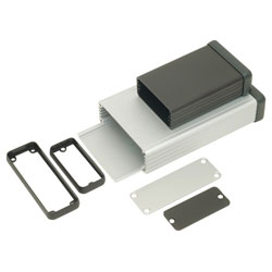 Hammond 1455 Series Black Aluminium Instrument Enclosures