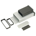 Hammond 1455 Series Black Aluminium Instrument Enclosures