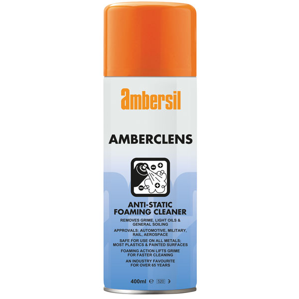  31592-AA Amberclens Anti-Static Foaming Cleaner 400ml