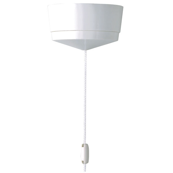 MK K3192WHI Logic Plus 6A SP 2 Way Ceiling Switch with Mounting Bl...