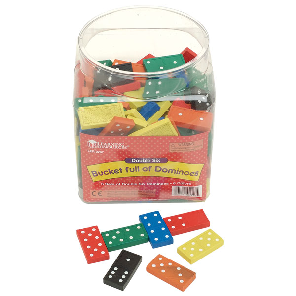 Image of Learning Resources Double Six Dominoes Set of 168