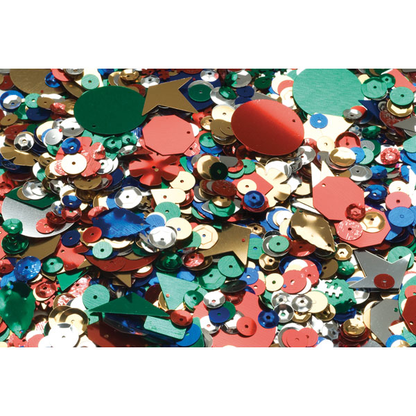  Assorted Sequins 100g Tub