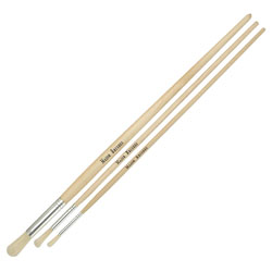 Major Brushes Hogs Bristle Long Handle Round Tip Brushes