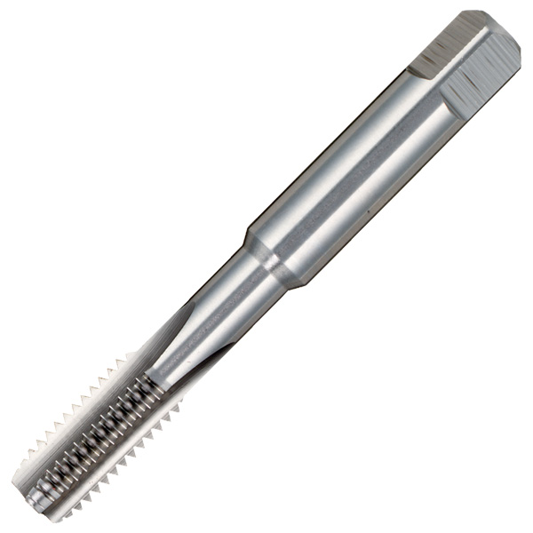 Plug Chamfer Uncoated Bright Dormer E500 High-Speed Steel Straight Flute Tap Finish M6-1.00 Thread Size Precision Dormer 0094815 Round Shank With Square End