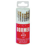 Dormer A094413 HSS Drill Set Plastic Case A096 No.413 13 Piece