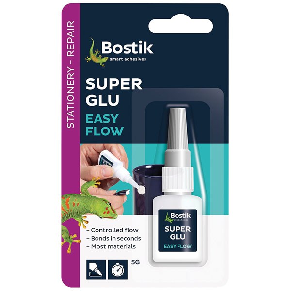 Bostik 30624388 Super Glue Easy Flow Bottle 5g