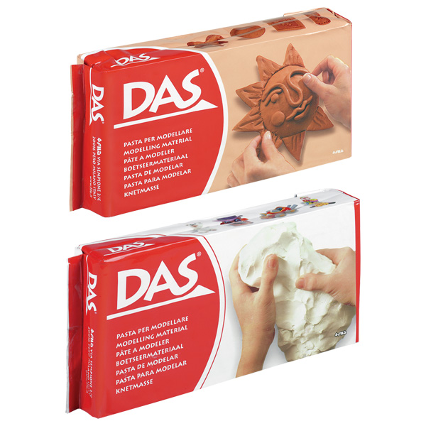 DAS 387100 Air Drying Modelling Clay 500g Terracotta 
