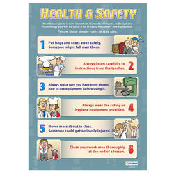 Health and Safety Wall Chart Poster | Rapid Online