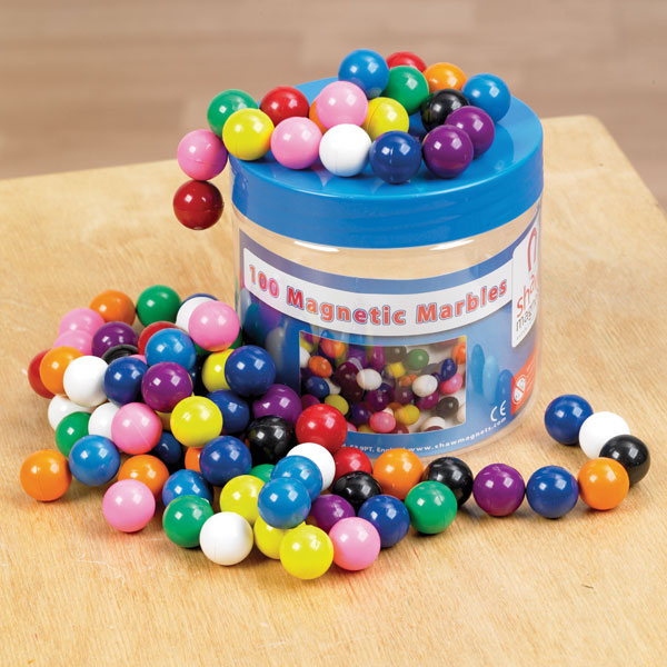 Image of Shaw Magnets - Magnetic Marbles - Tub of 100
