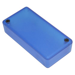 Hammond 1551 Series Miniature ABS Boxes Translucent Blue