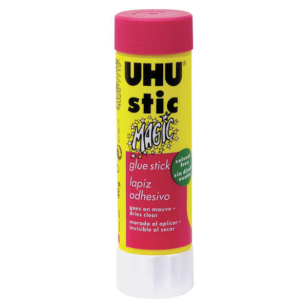 UHU 3-43396 Stic Magic Colour-Change Solvent-Free Glue Stick 40g