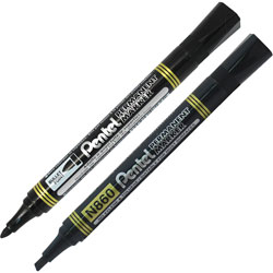 Pentel Permanent Markers Black