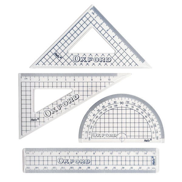 Helix Q68011 Oxford 15cm Geometry Set