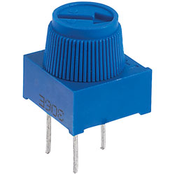 thumbnail image 2 of 5 X 10k Ohm Single Turn Cermet Trimmer Potentiometers – 3/8 Inch, PCB Mount, 0.5W, ±10% Tolerance 2 of 3